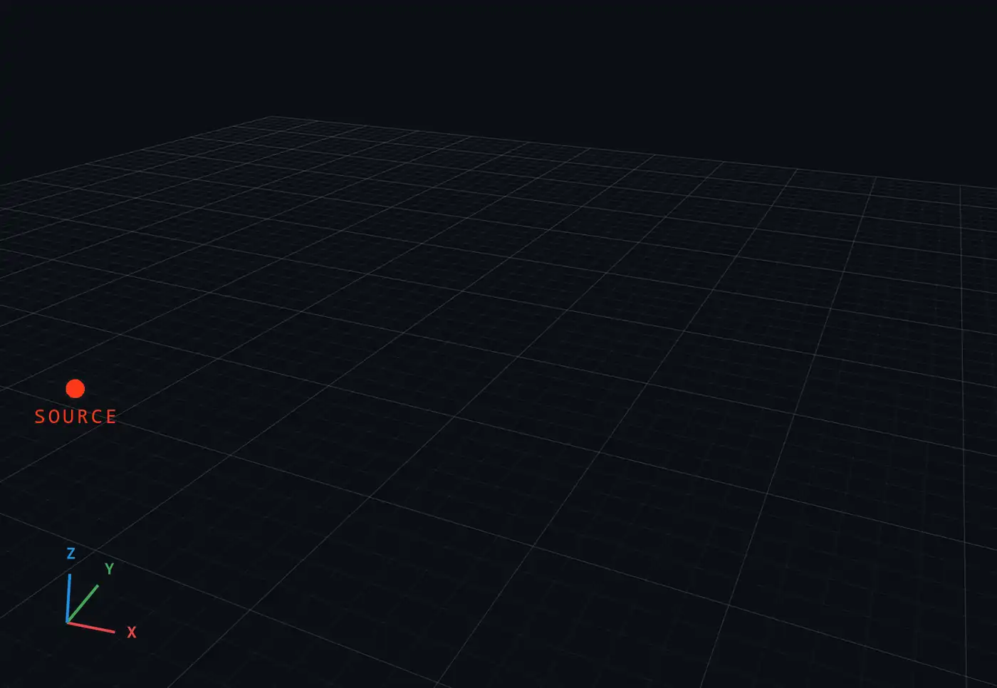 The imbercast 3-D viewport building a sprinkler grid: supply and riser, cross mains and branch lines spreading outward, twelve sprinklers placing, then the results chip.